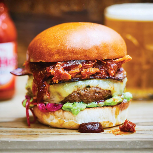 Cheesy Loaded Burger